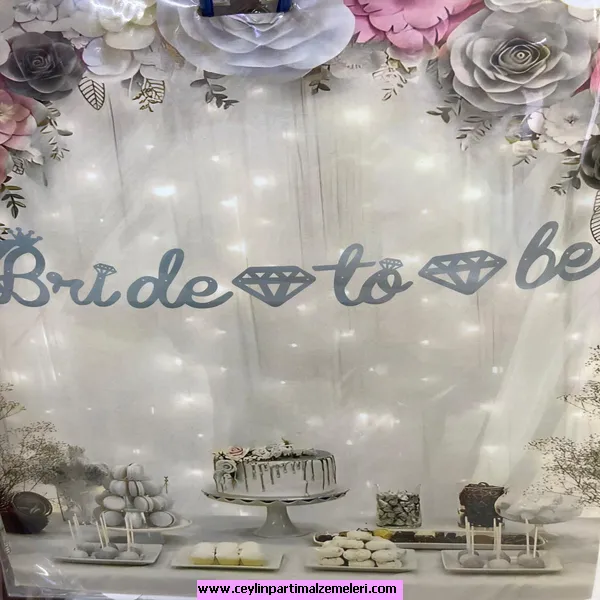 Bride To Be Banner Kaligrafi
